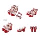 Sheep Puff Love Lace High Heel Shoes(Limited Pre-Order/8 Colours/Full Payment Without Shipping)